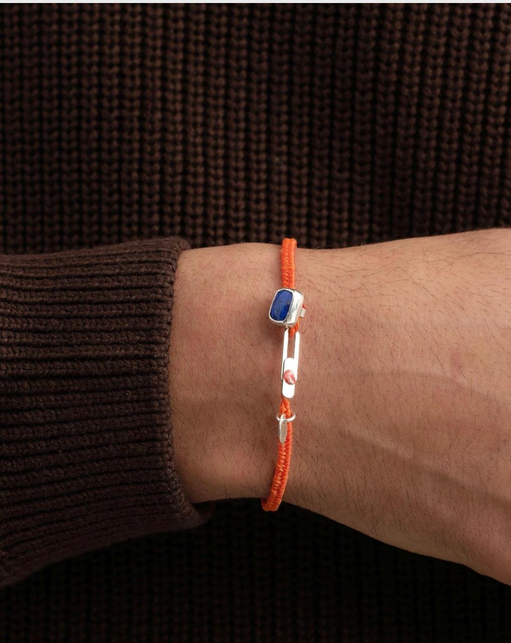Gino Orange Unisex Bracelet