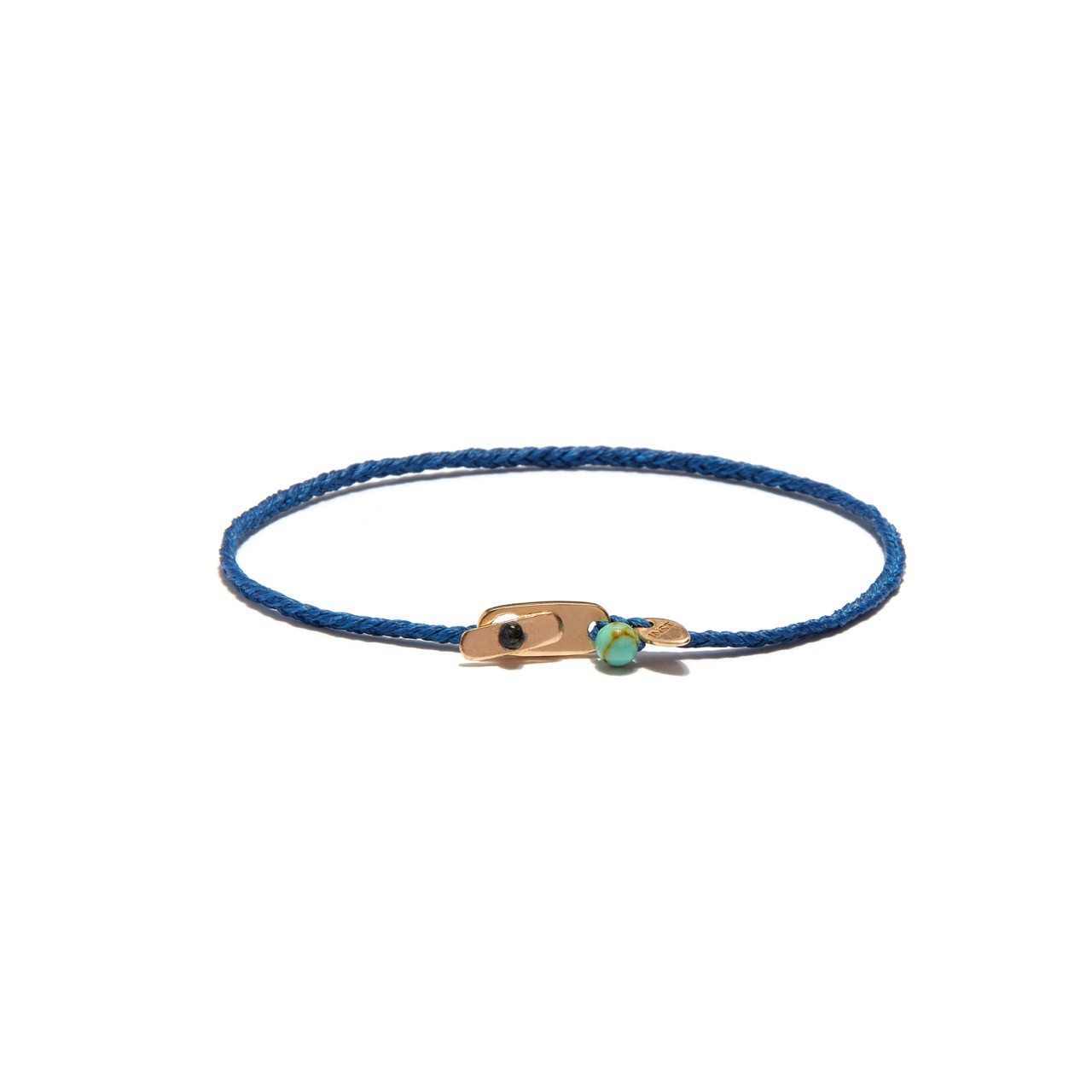Bronzie Dark Blue Altın Kaplama Bileklik