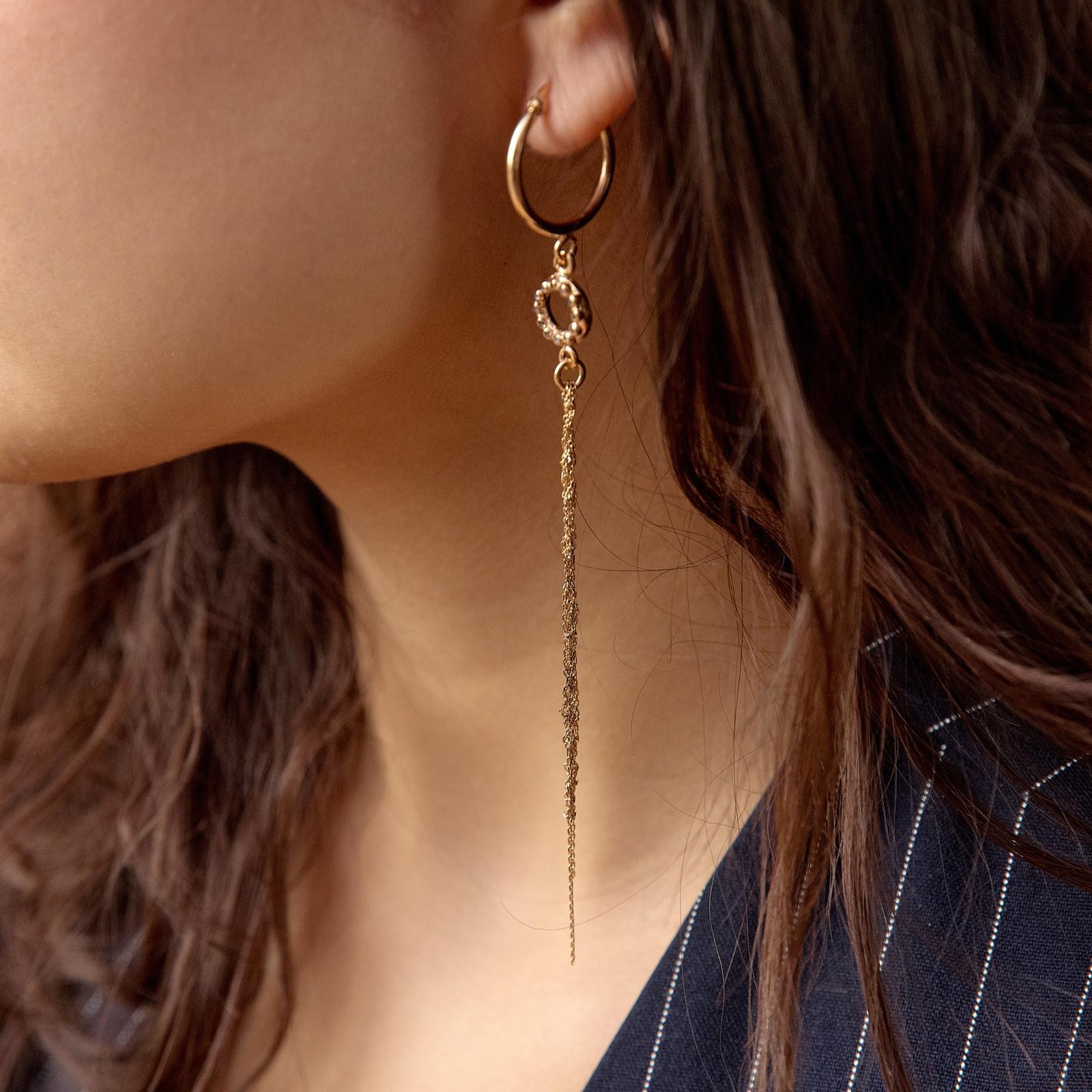 Grape Gold Women's Earring