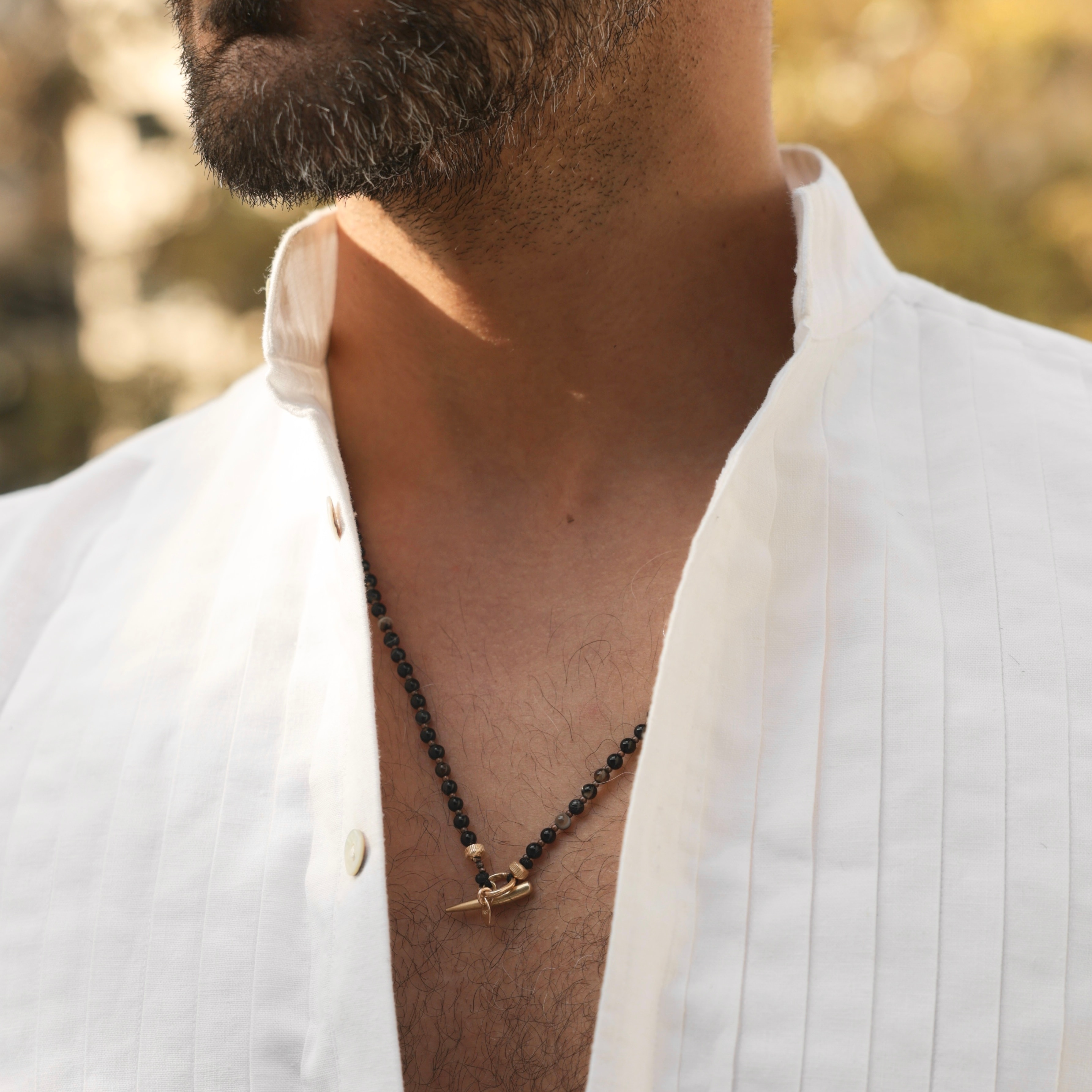 Solara Black Erkek Kolye