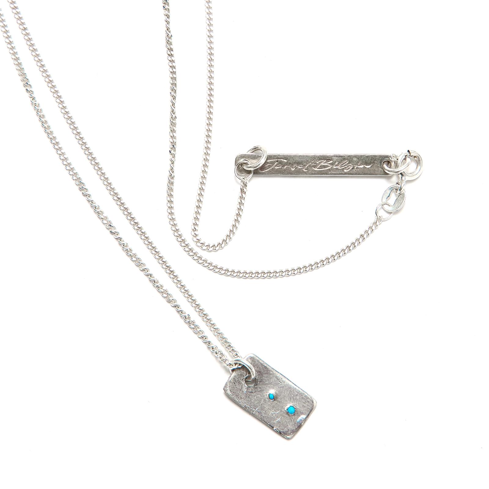 Blue Dots Erkek Kolye