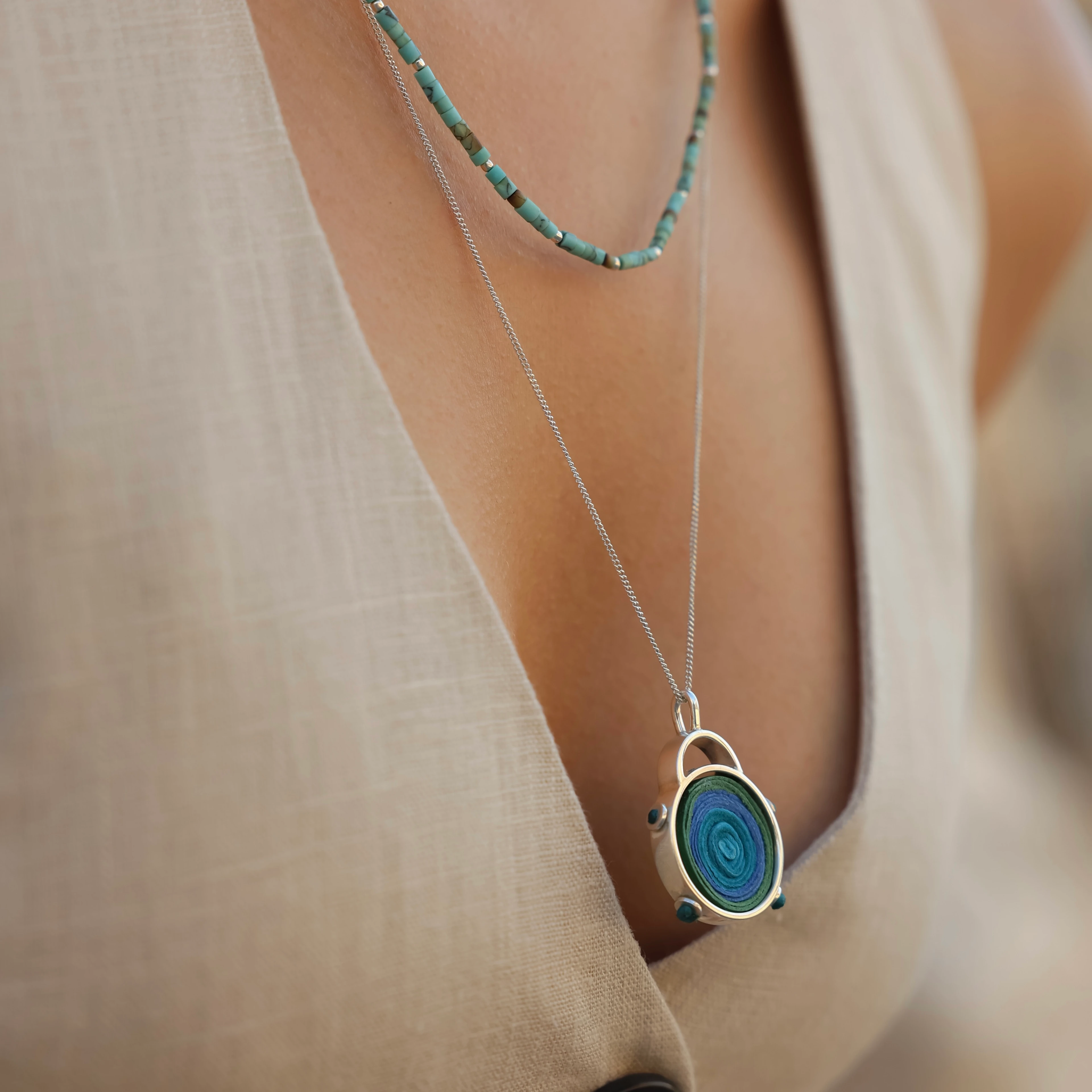 Lokum Blue Kadın Kolye