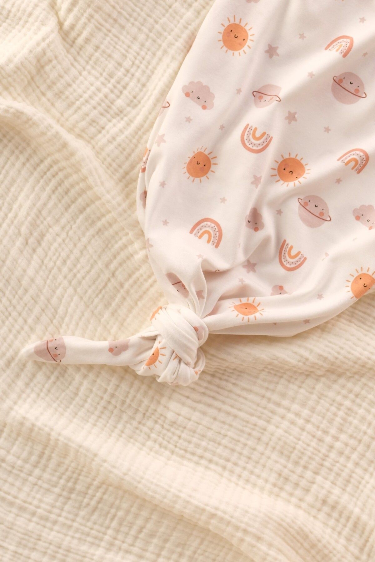 Yeni Doğan ve Bebek Kruvaze Zıbın Kundak %100 Pamuk Oekotex Sertifikalı