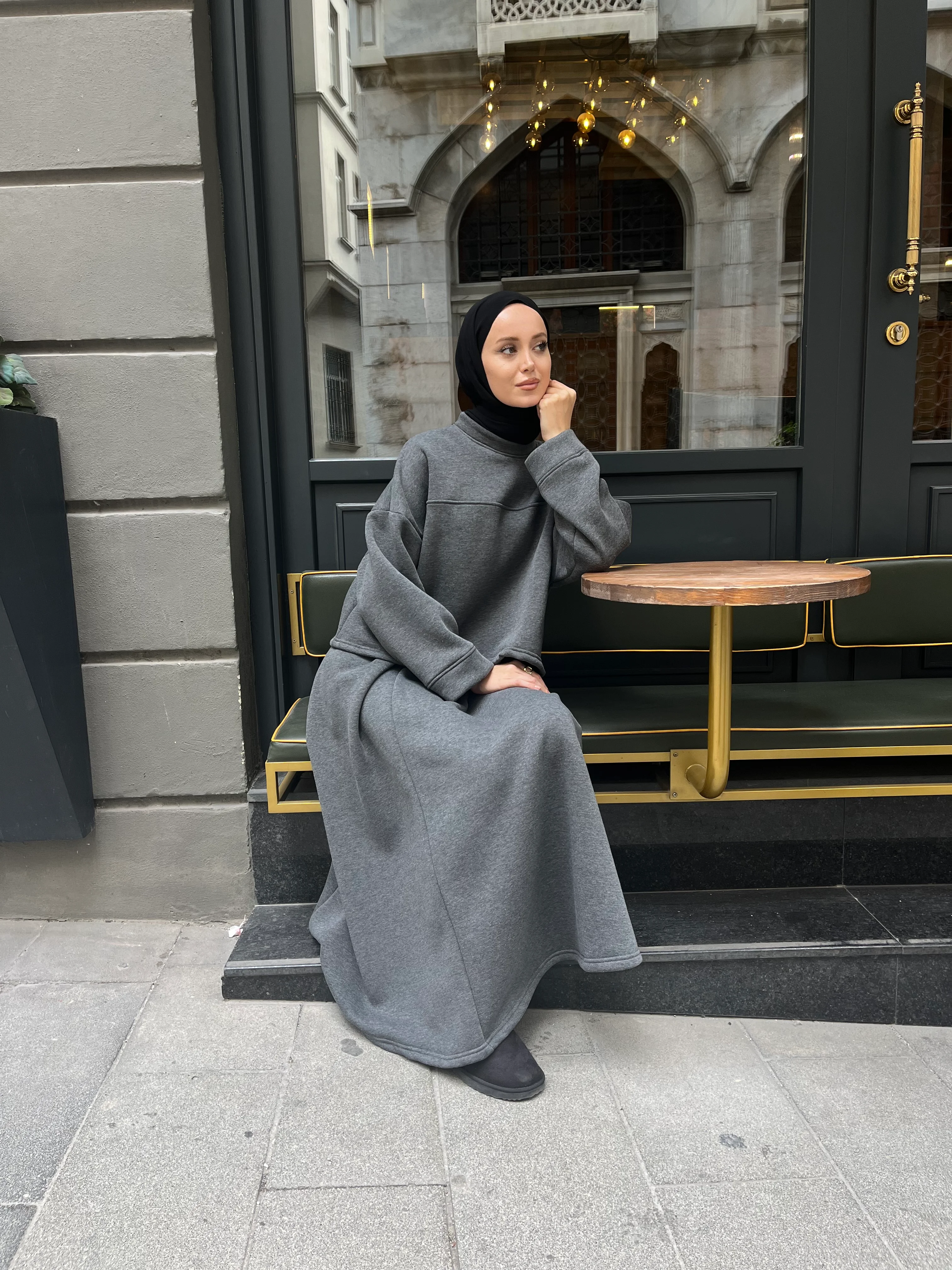 Şardonlu Takım - Antrasit