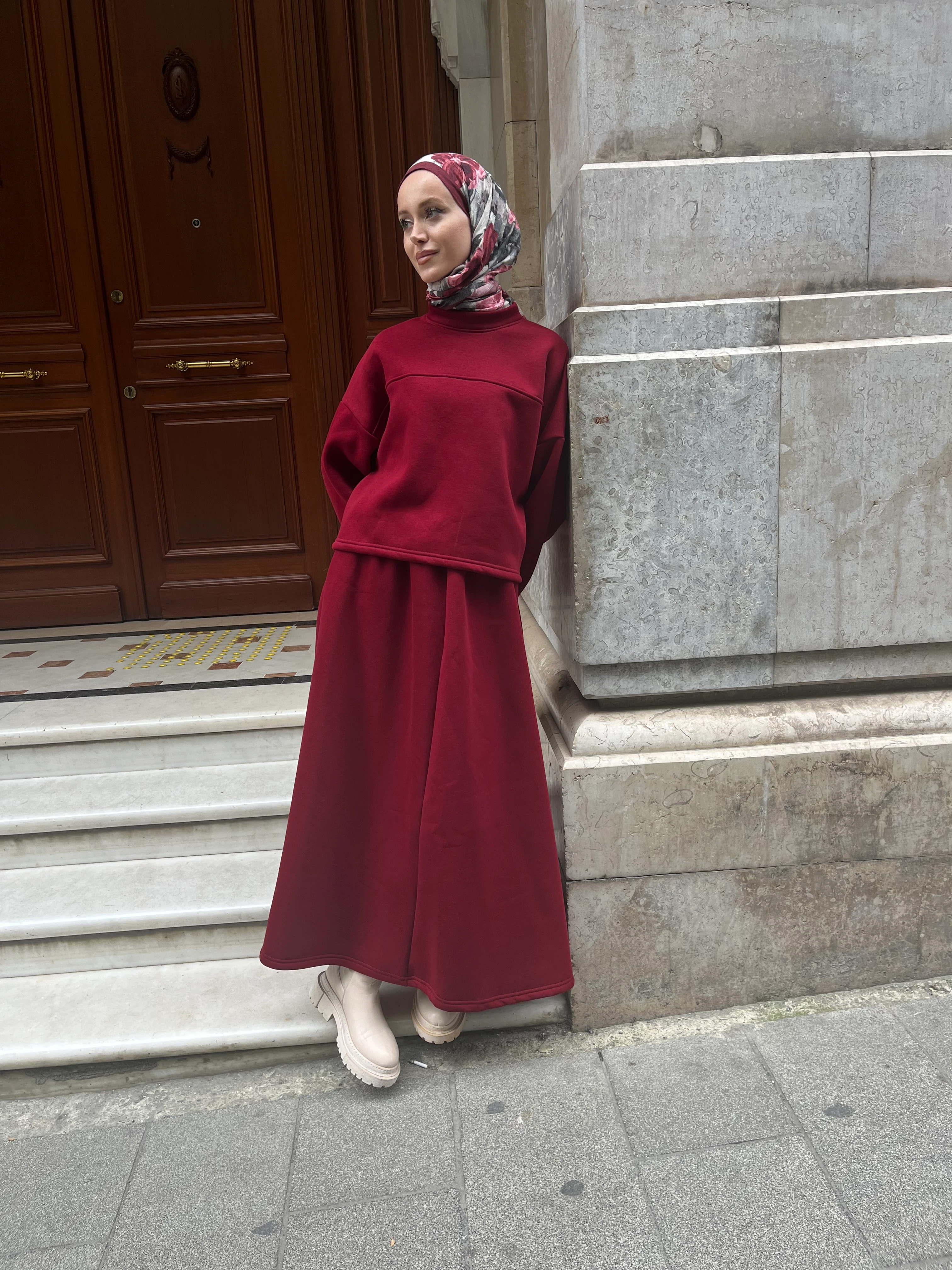 Şardonlu Takım - Bordo