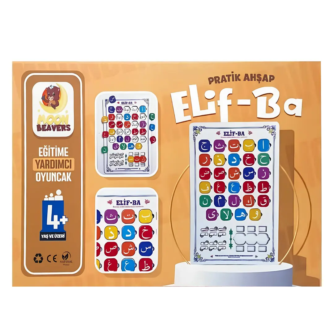 Pratik Ahşap Elif-Ba 4+ Yaş