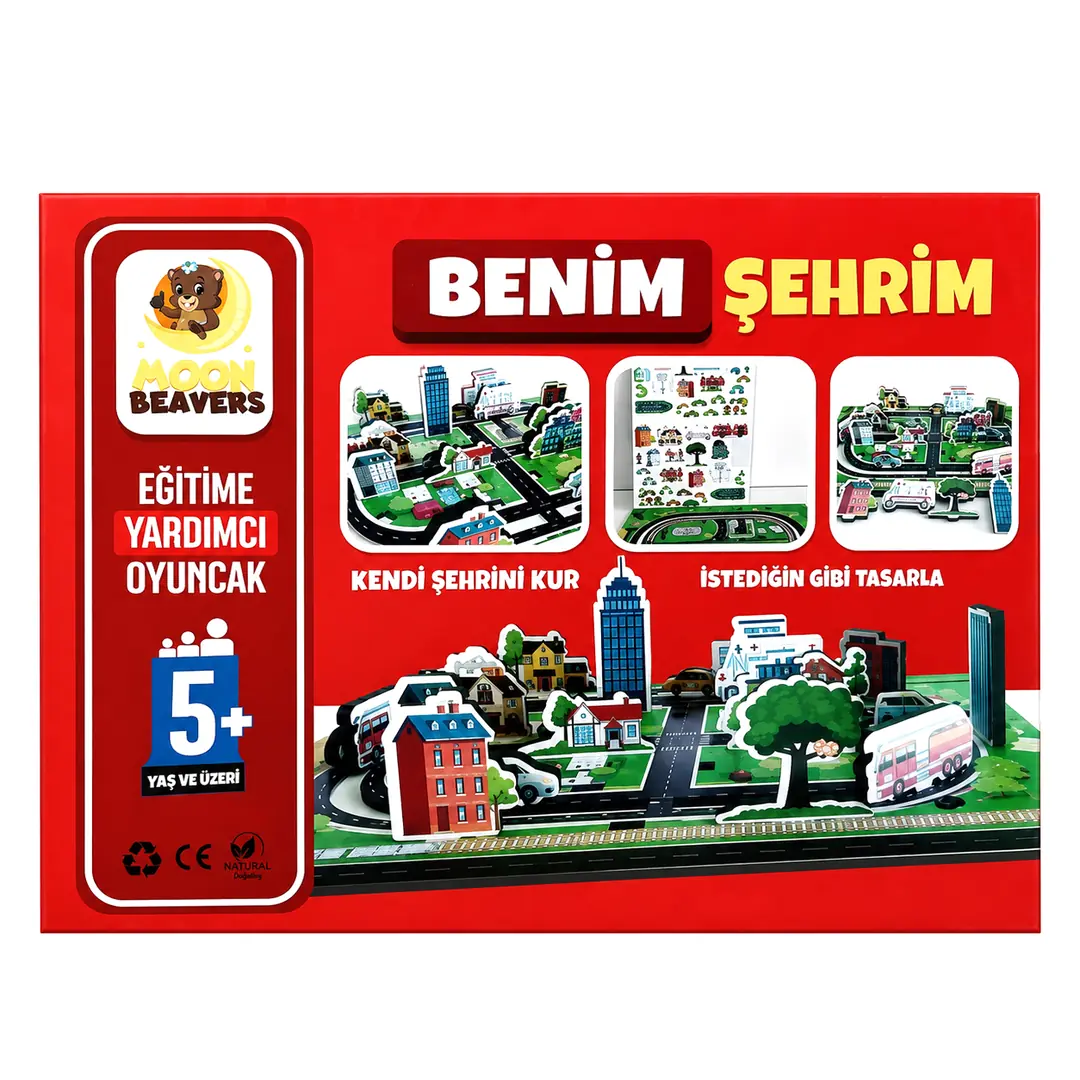 Benim Şehrim Kendi Şehrini Kur Ahşap 5+ Yaş