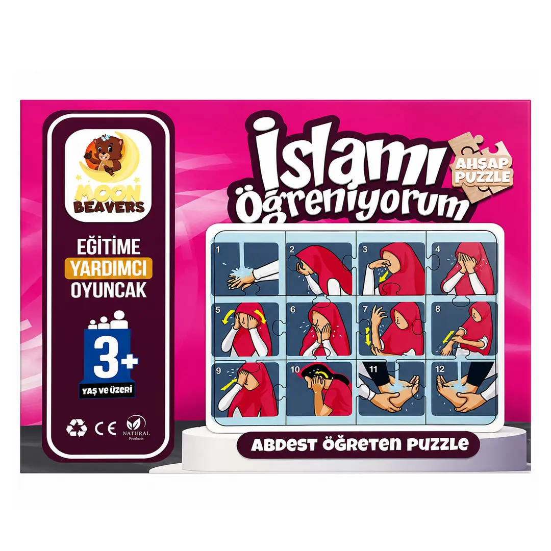İslami Öğreniyorum Kız Abdest Puzzle