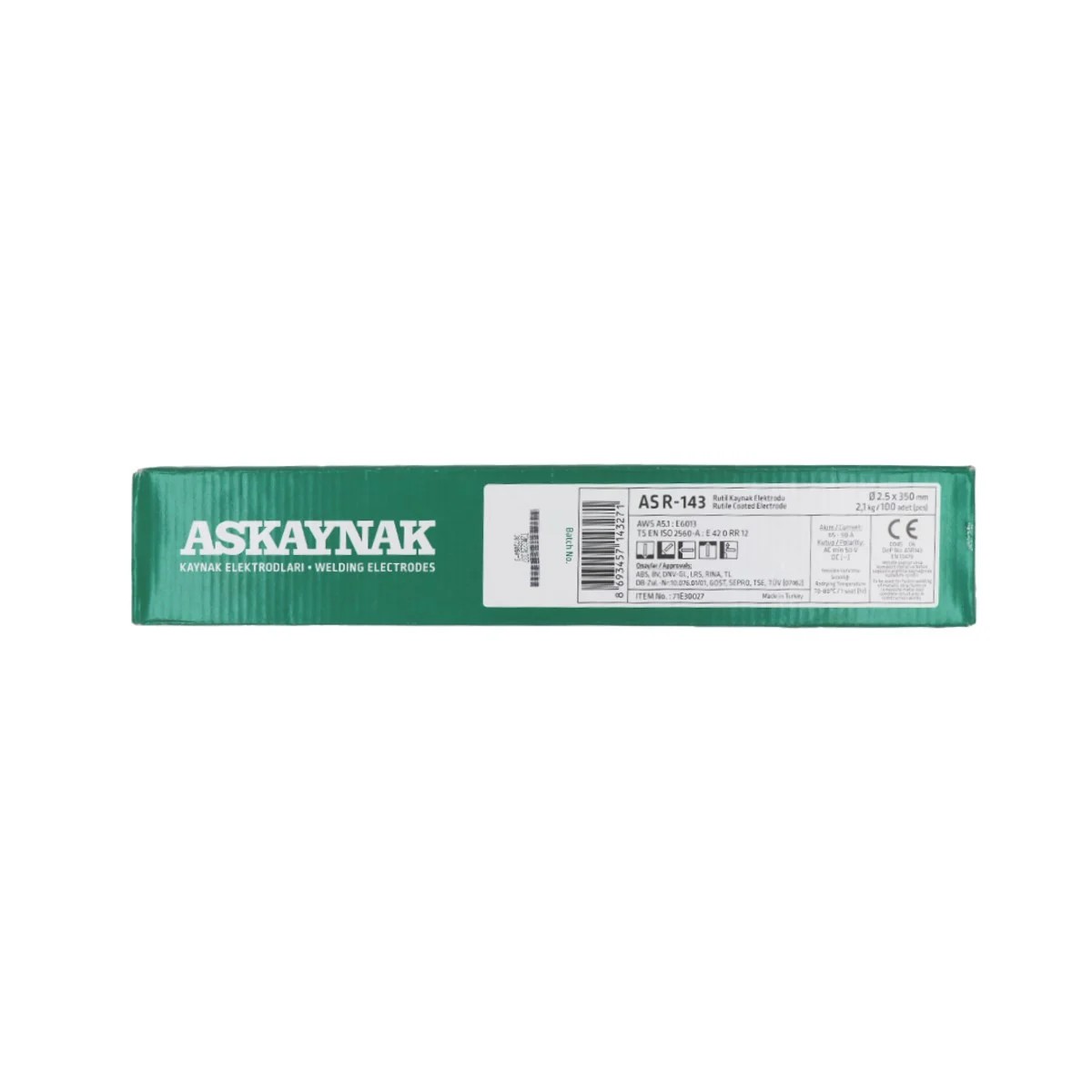 Askaynak 2,5 Rutil Elektrot