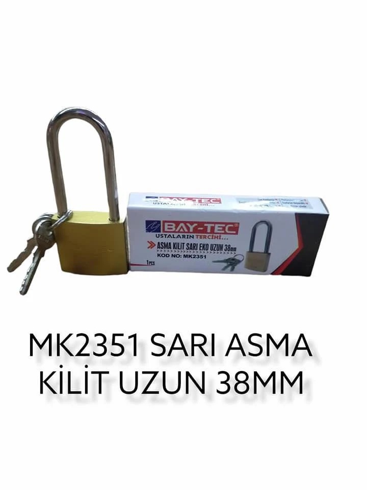 BAY-TEC ASMA KILIT SARI EKO UZUN 38 MM
