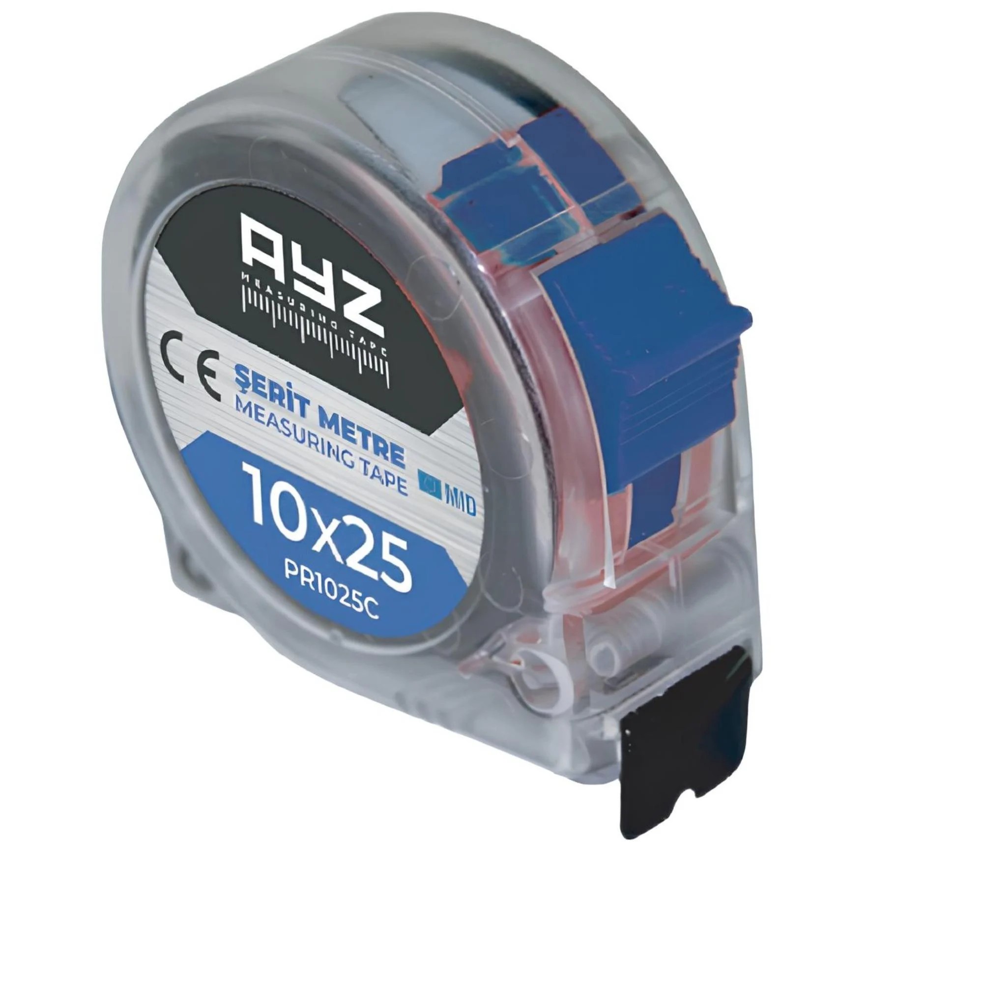 AYZ ŞERİT METRE ŞEFFAF 10X25 PR1025C