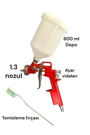 SERA HAVALI BOYA TABANCASI ÜSTTEN DEPOLU