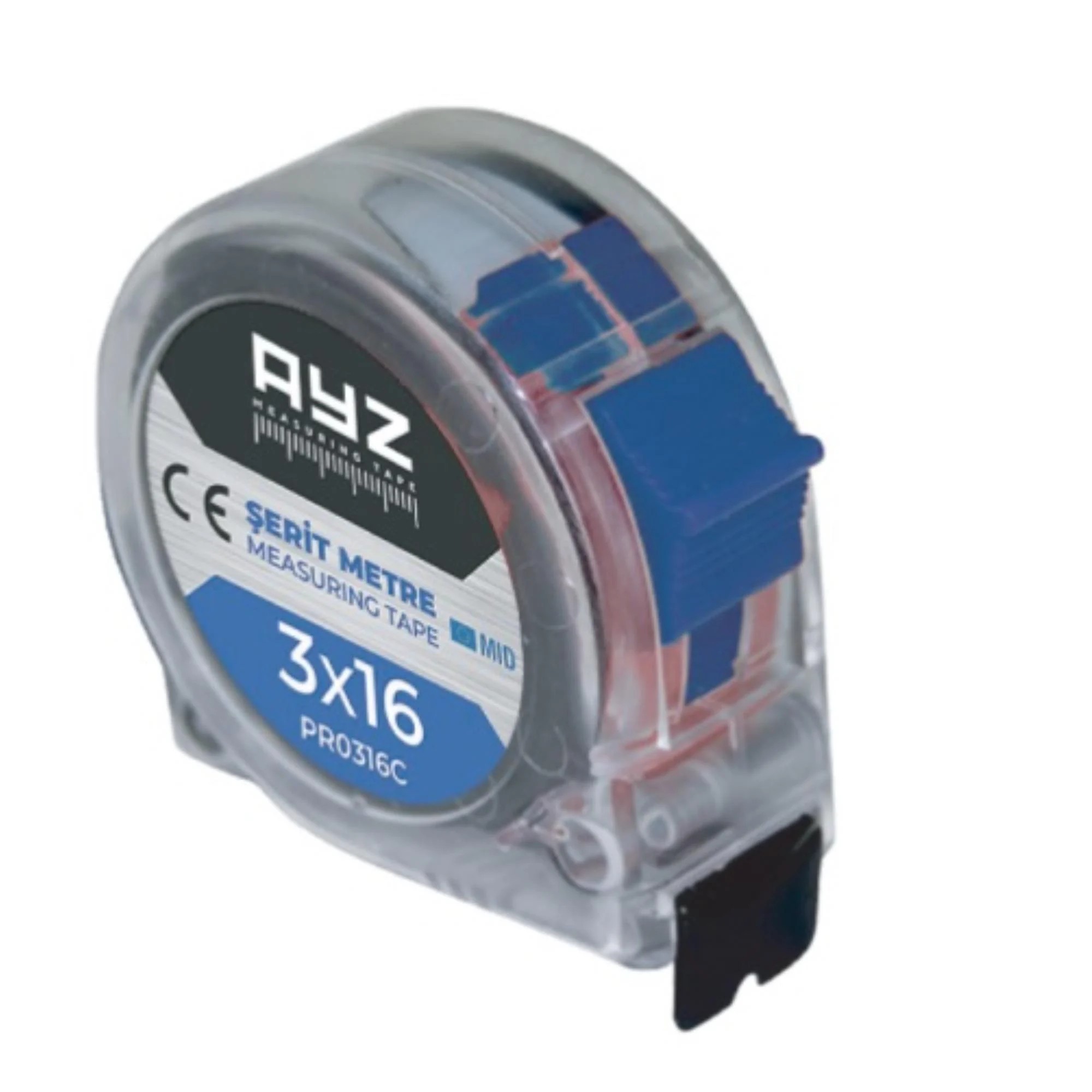 AYZ ŞERİT METRE ŞEFFAF 3*16 PR0316C