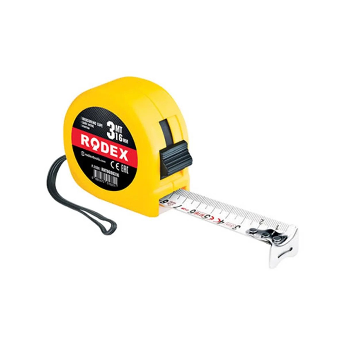 RODEX 3M*16MM  ŞERİT METRE 12AD/PKT (240) (MTP316)