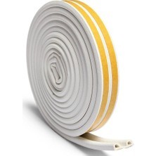 RODEX FİTİLLİ PENCERE BANDI BEYAZ 9*6MM 2*50M D TYPE(BNP01) (8)