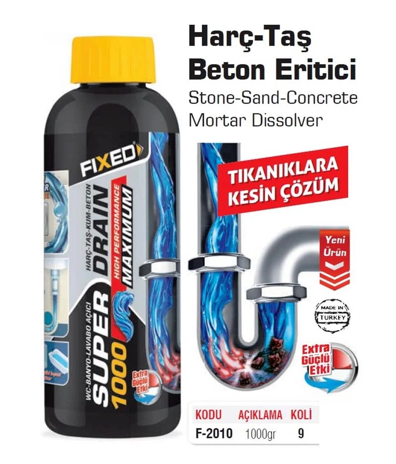 SGS HARÇ-TAŞ BETON ERİTİCİ 1000 GR