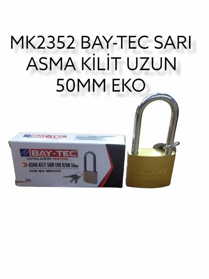 BAY-TEC ASMA KILIT SARI EKO UZUN 50 MM