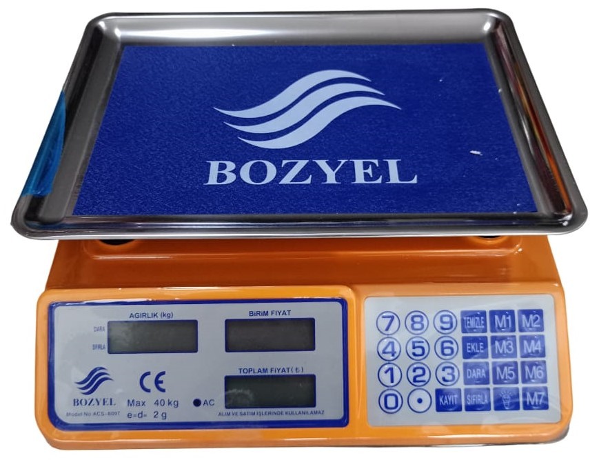 BOZYEL 40 KG. HASSAS DİJİTAL TERAZİ