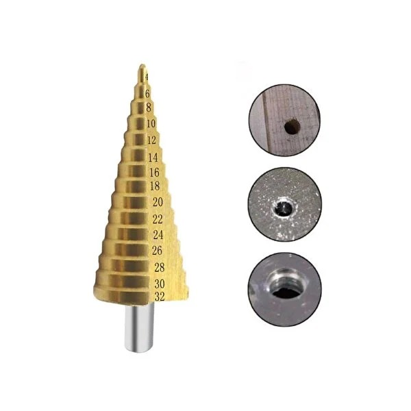 DMAX KADEMELİ MATKAP UCU 4-32 MM