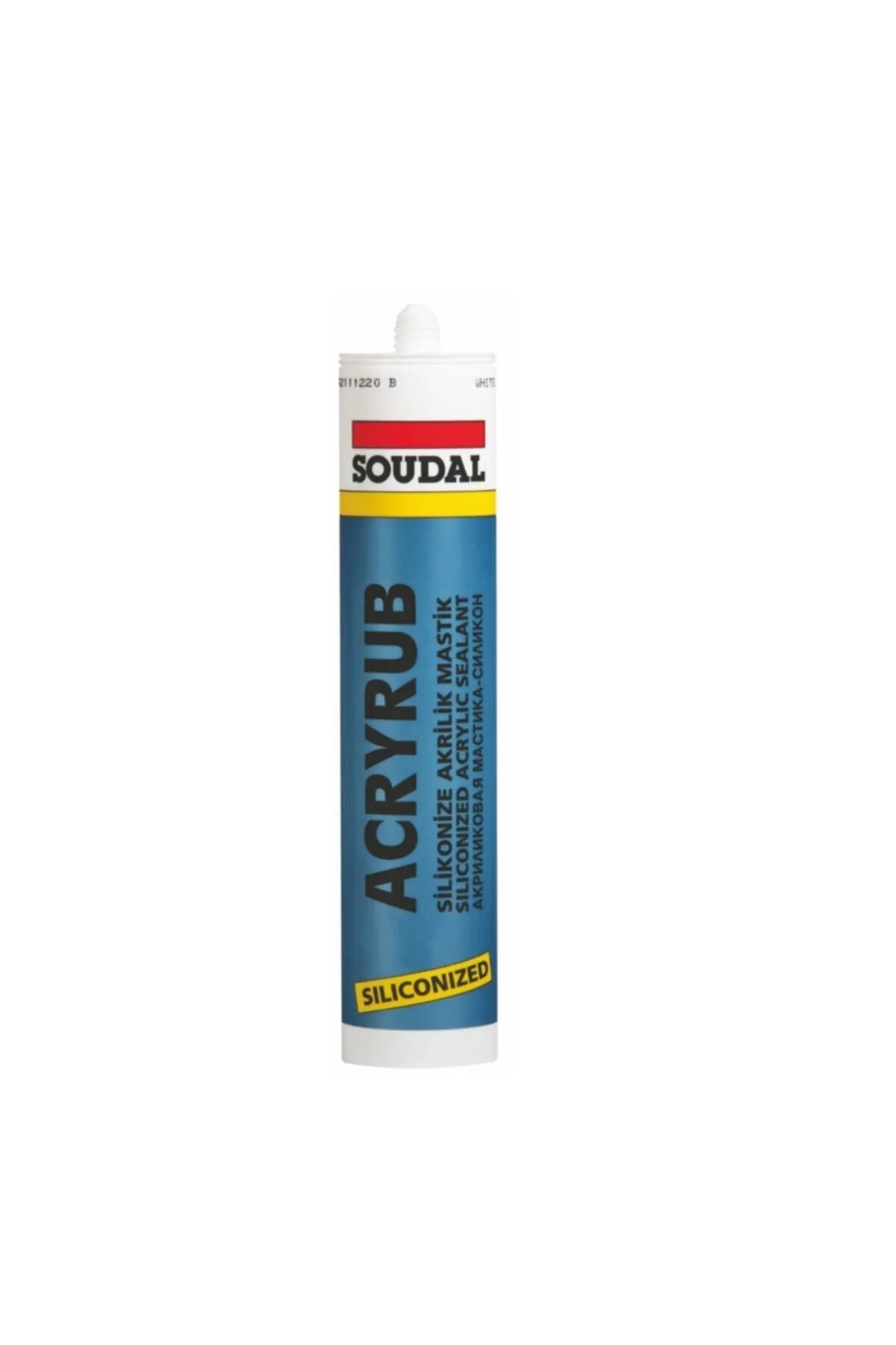 SOUDAL 500GR SİLİKONİZE MASTİK BEYAZ