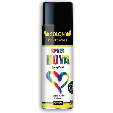 SOLON SPREY BOYA MAT SİYAH 400 ML