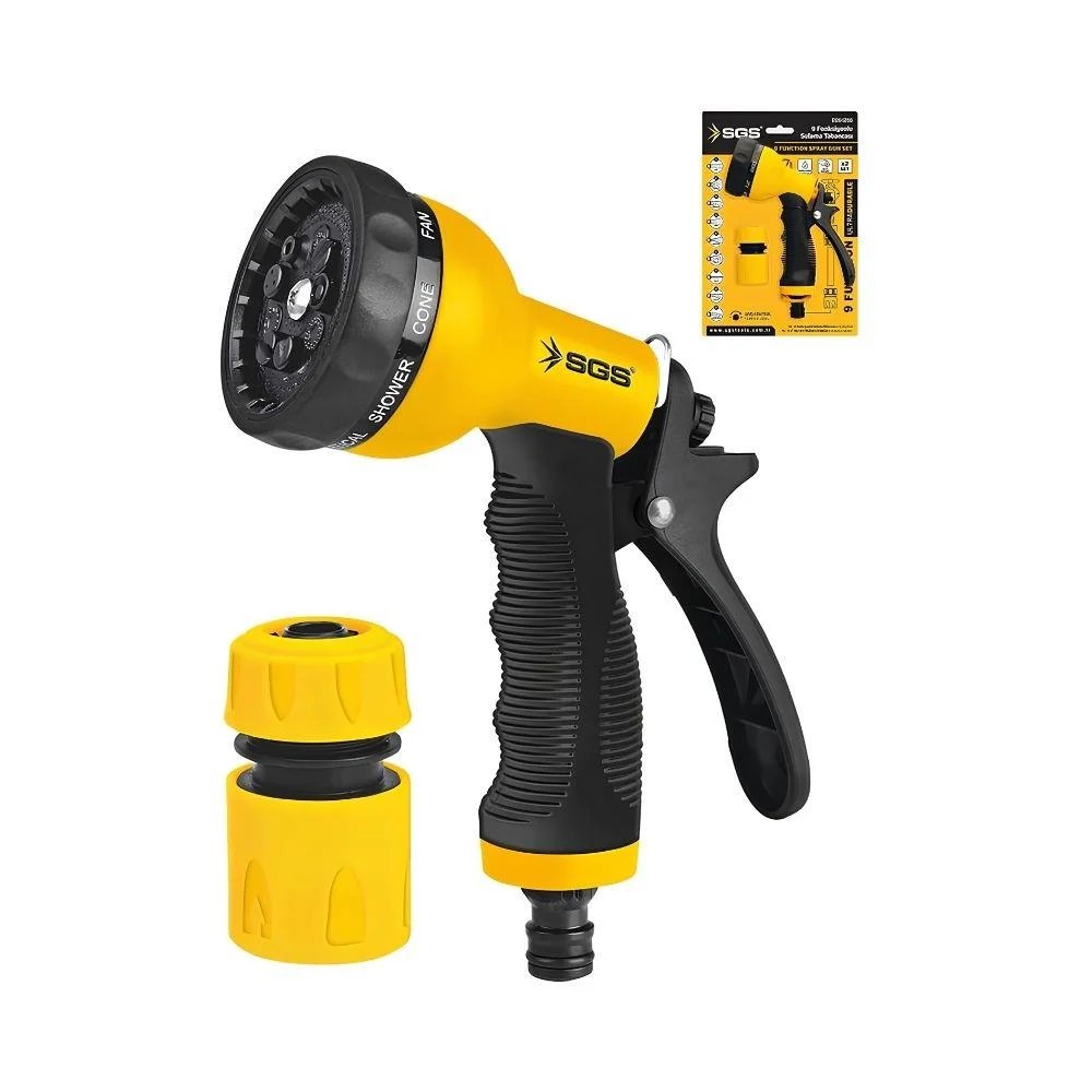 SGS 9 FONKSİYONLU SULAMA TABANCASI 2 PRÇ SET