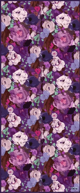 Tomurcuk Vual Mor Şal