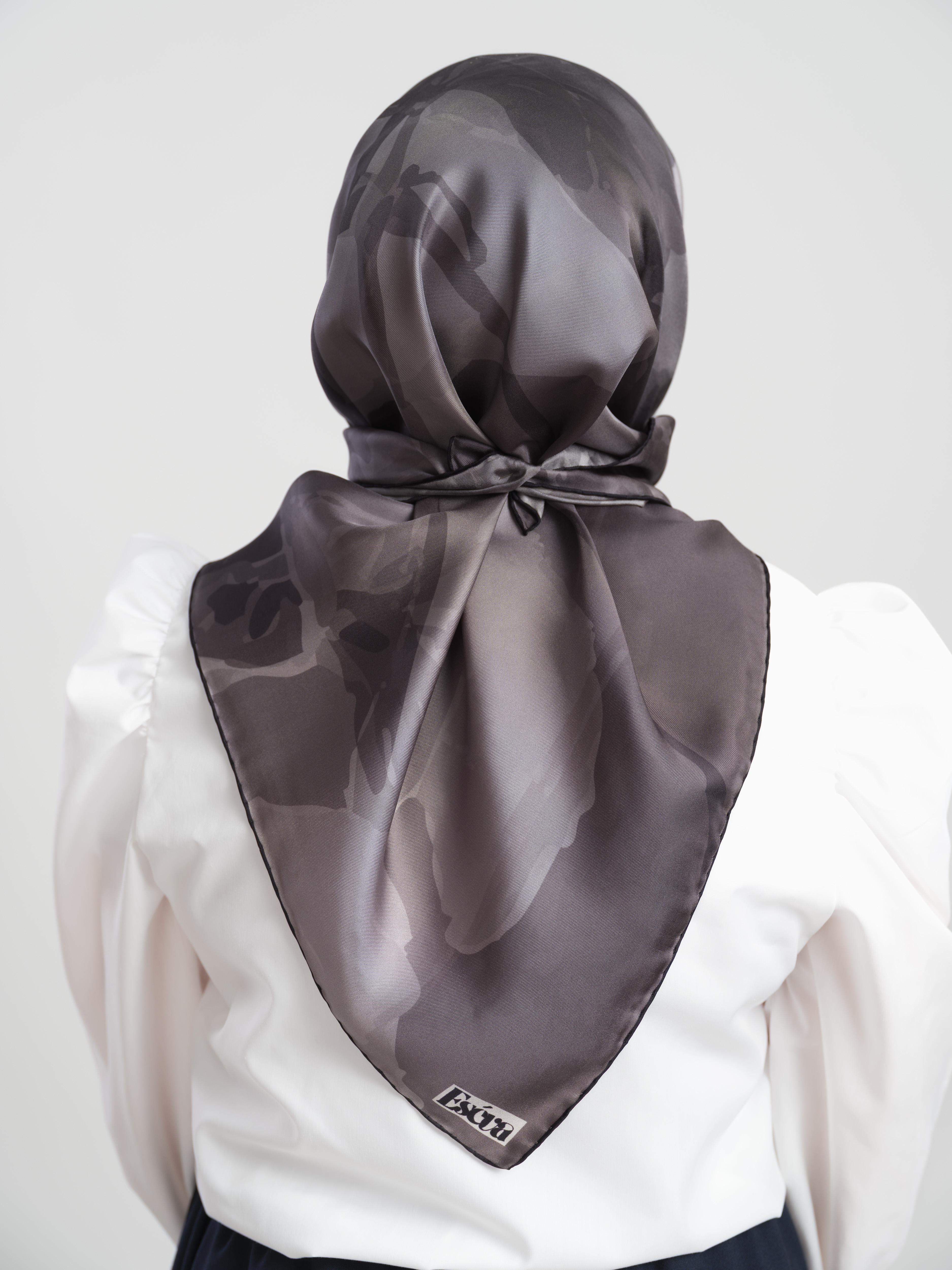 %100 Twill İpek Eşarp