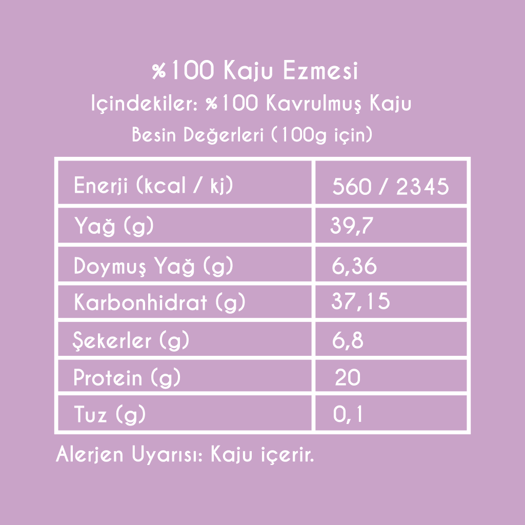 Ladin %100 Kaju Ezmesi 225 gr