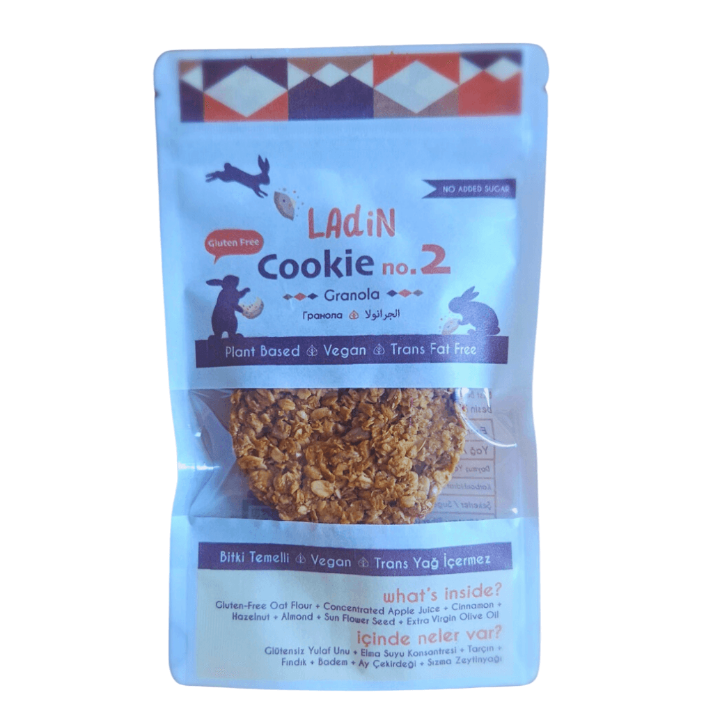 LAdin Glütensiz Cookie No 2 (Granola) 40 gr