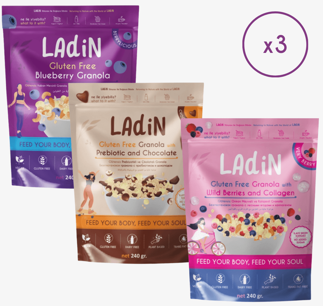 Ladin Glütensiz Granola Tanışma Seti 2(240 gr *3)