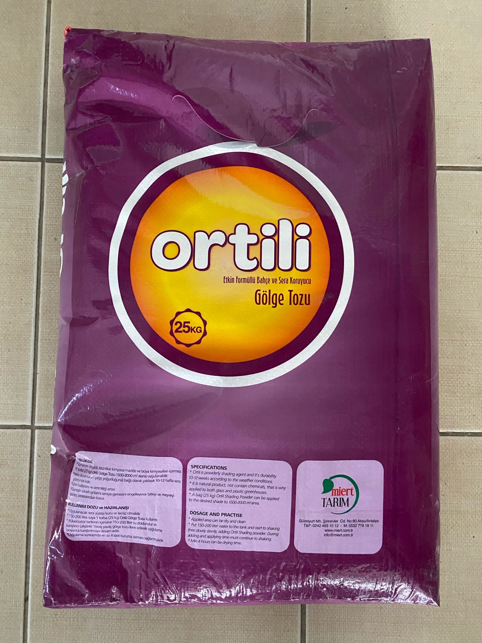 ORTİLİ Çıkmayan Gölge Tozu