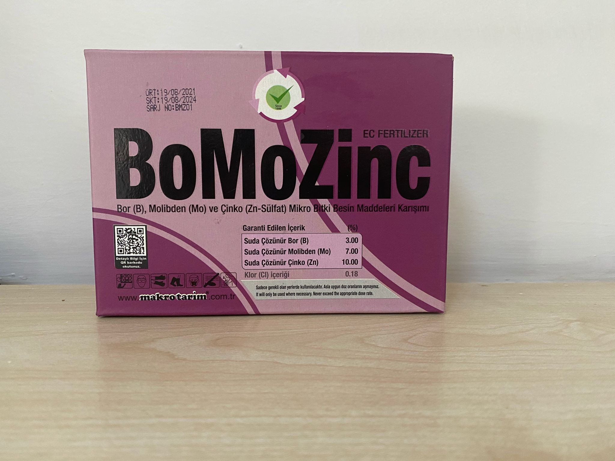 BoMoZinc 500 Gr Besin Karışımı