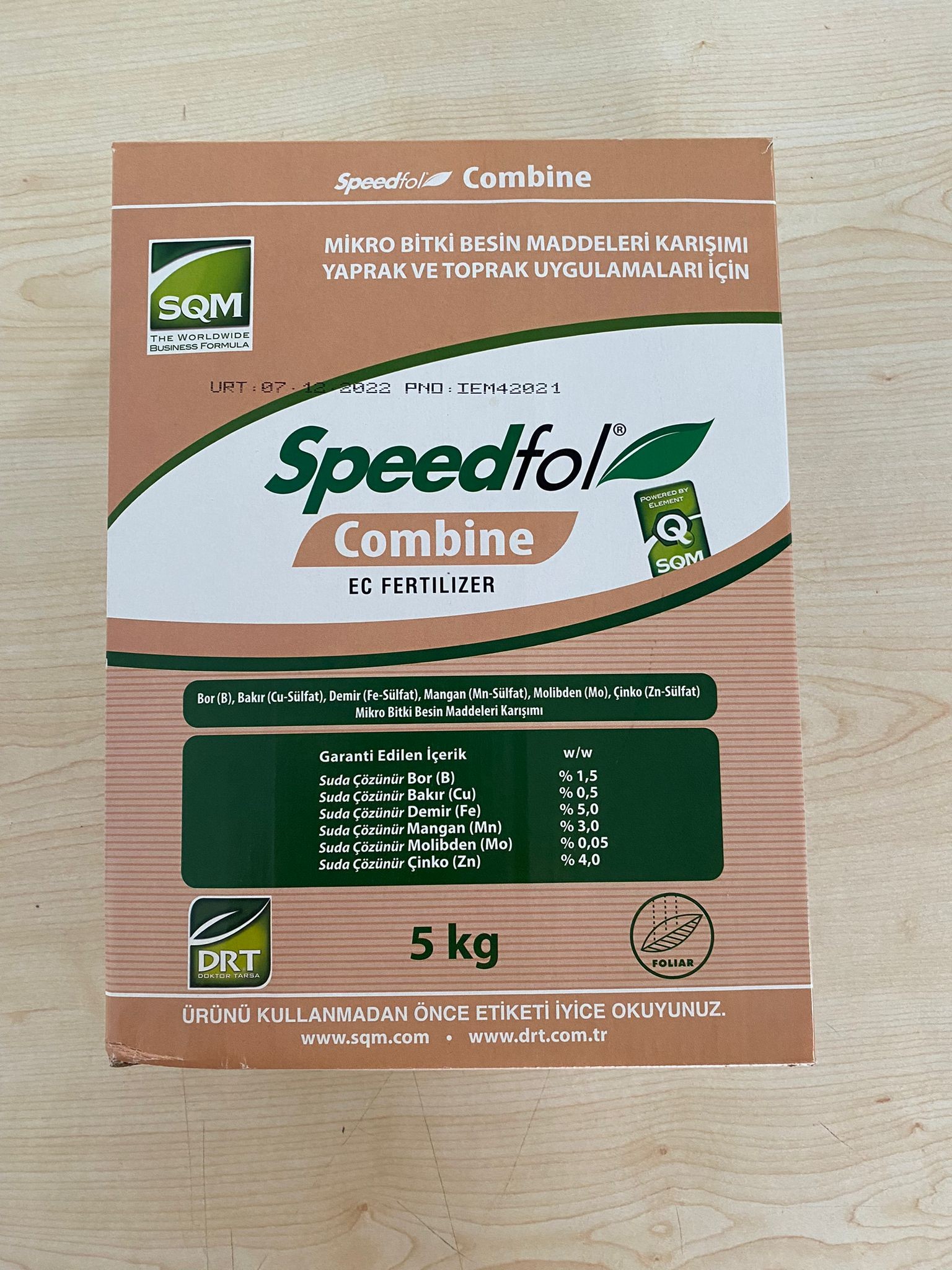 DRT Speedfol Combine 5 kg İz Element Gübre