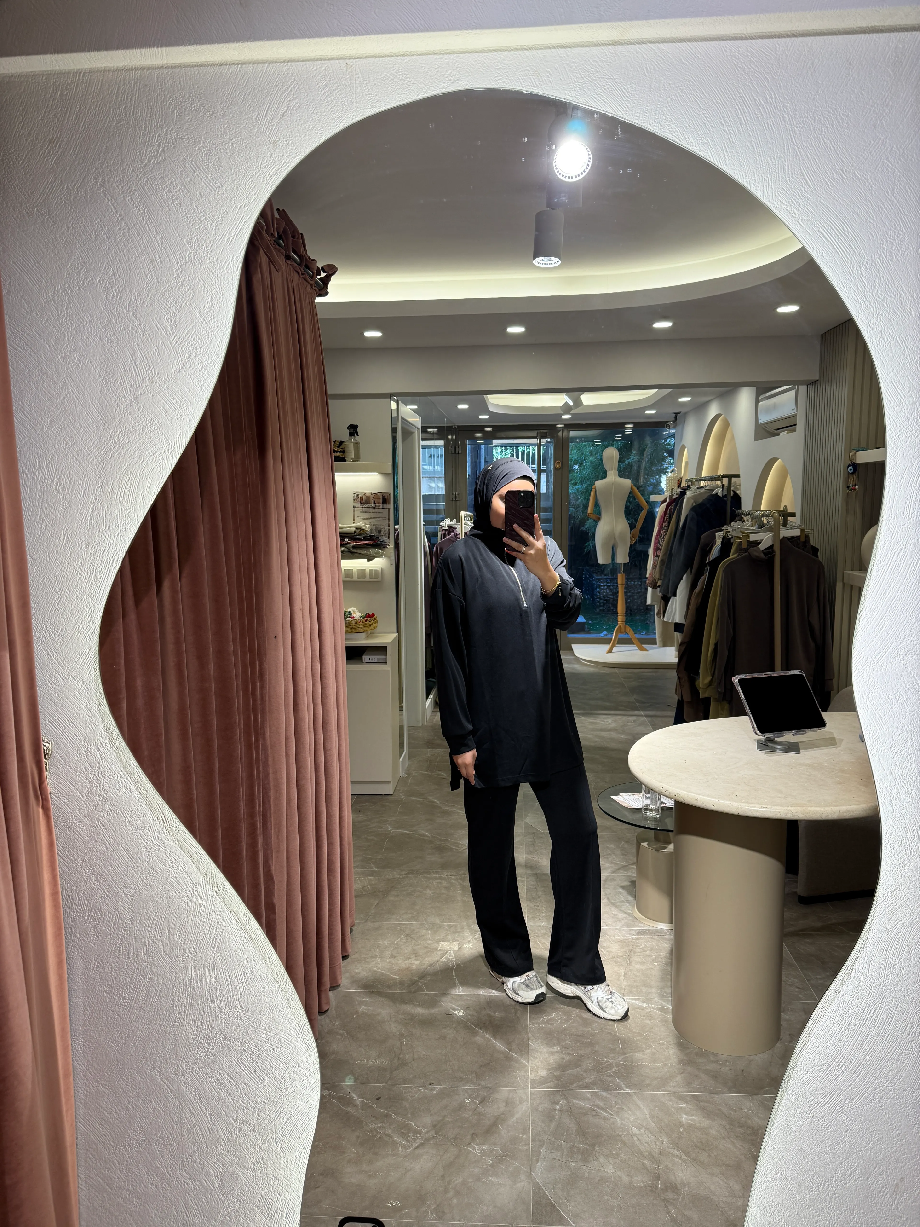 Fermuarlı Dik Yaka Premium Oysho Takım