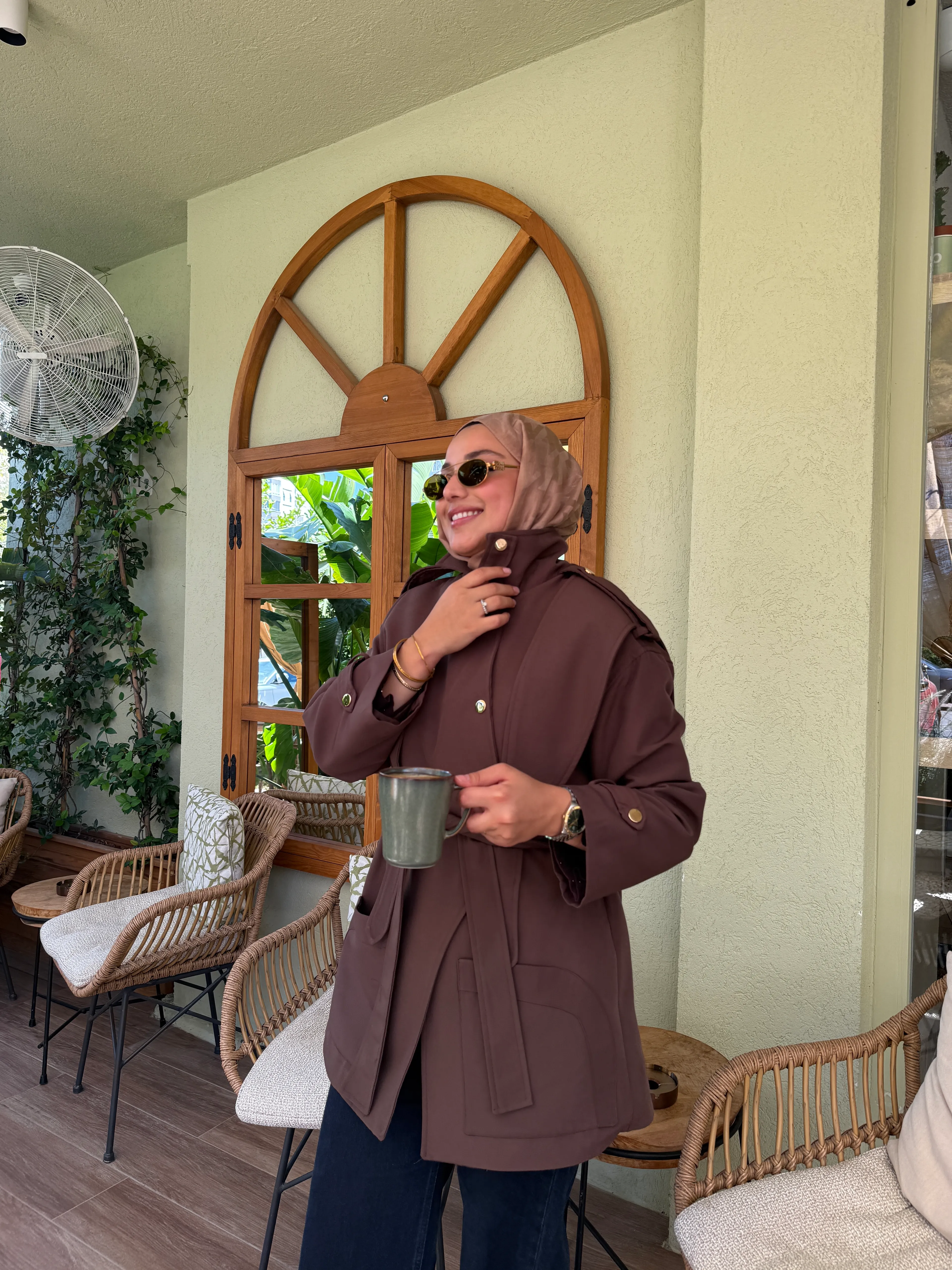 Acı Kahve Tasarım Trençkot