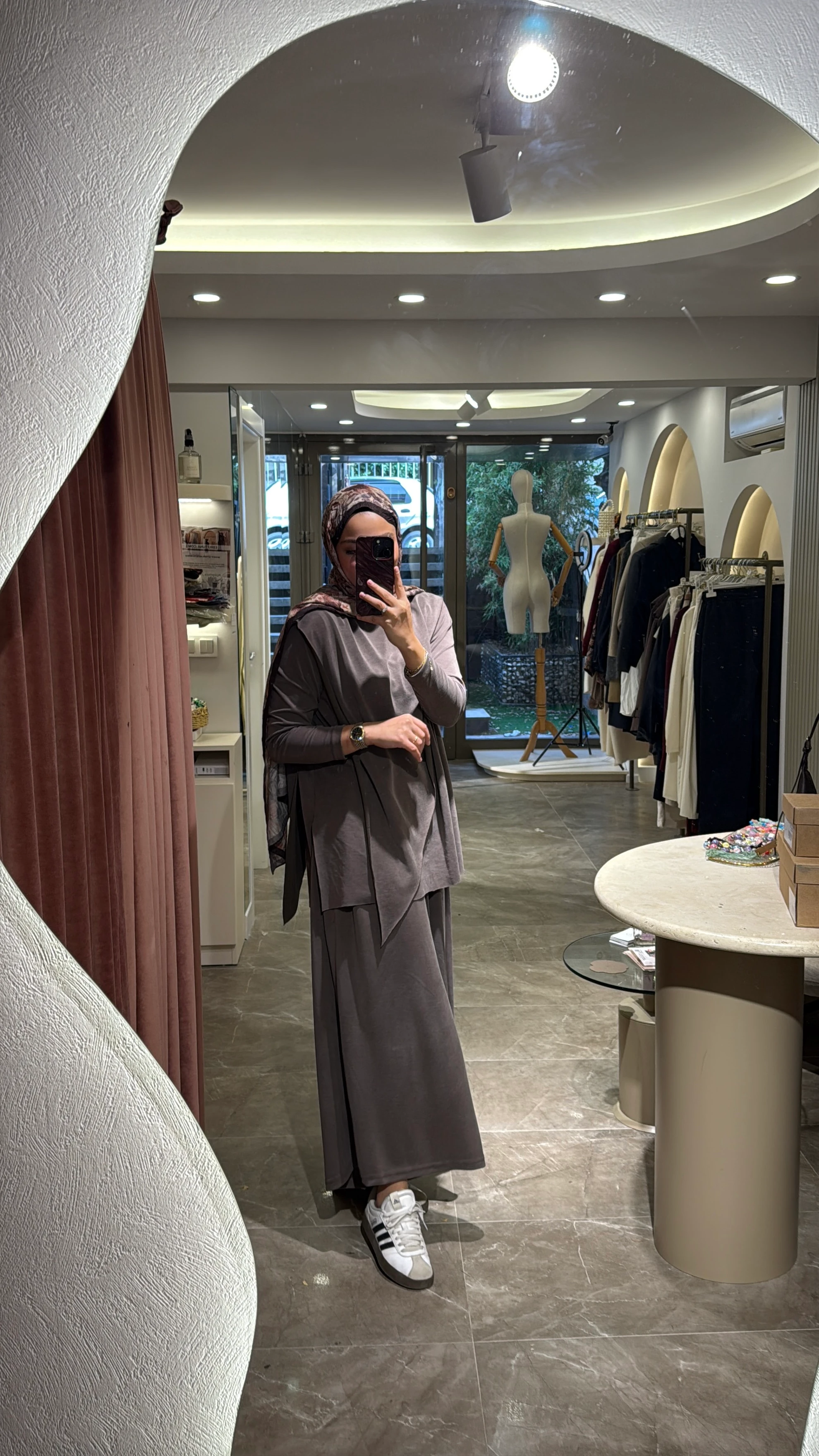 Çapraz Yaka Etek Pantolon Premium Oysho Takım - Sütlü Lahve