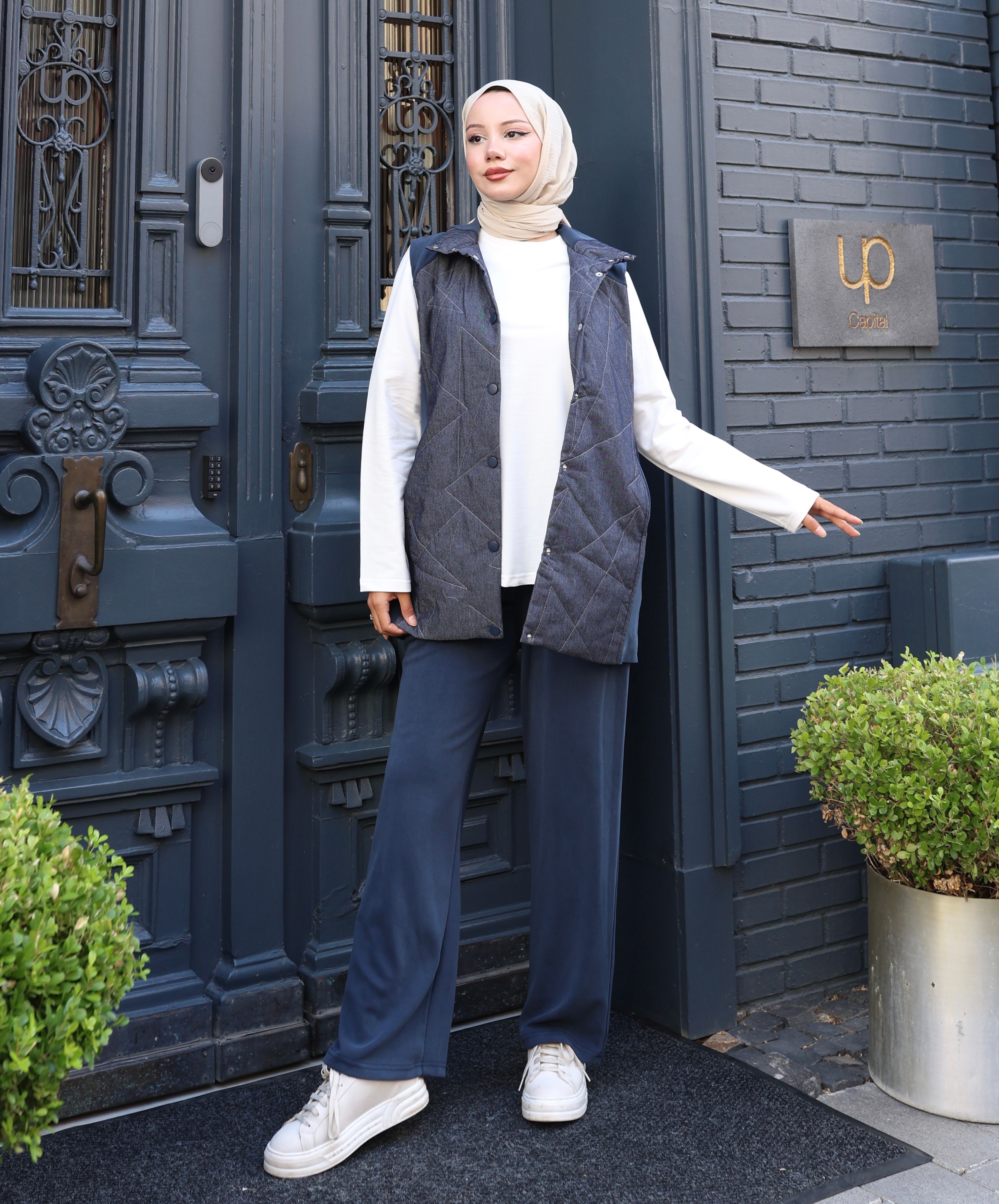 Yelek, Pantolon ve Sweat Üçlü Takım Sonbahar Kış Koleksiyonu