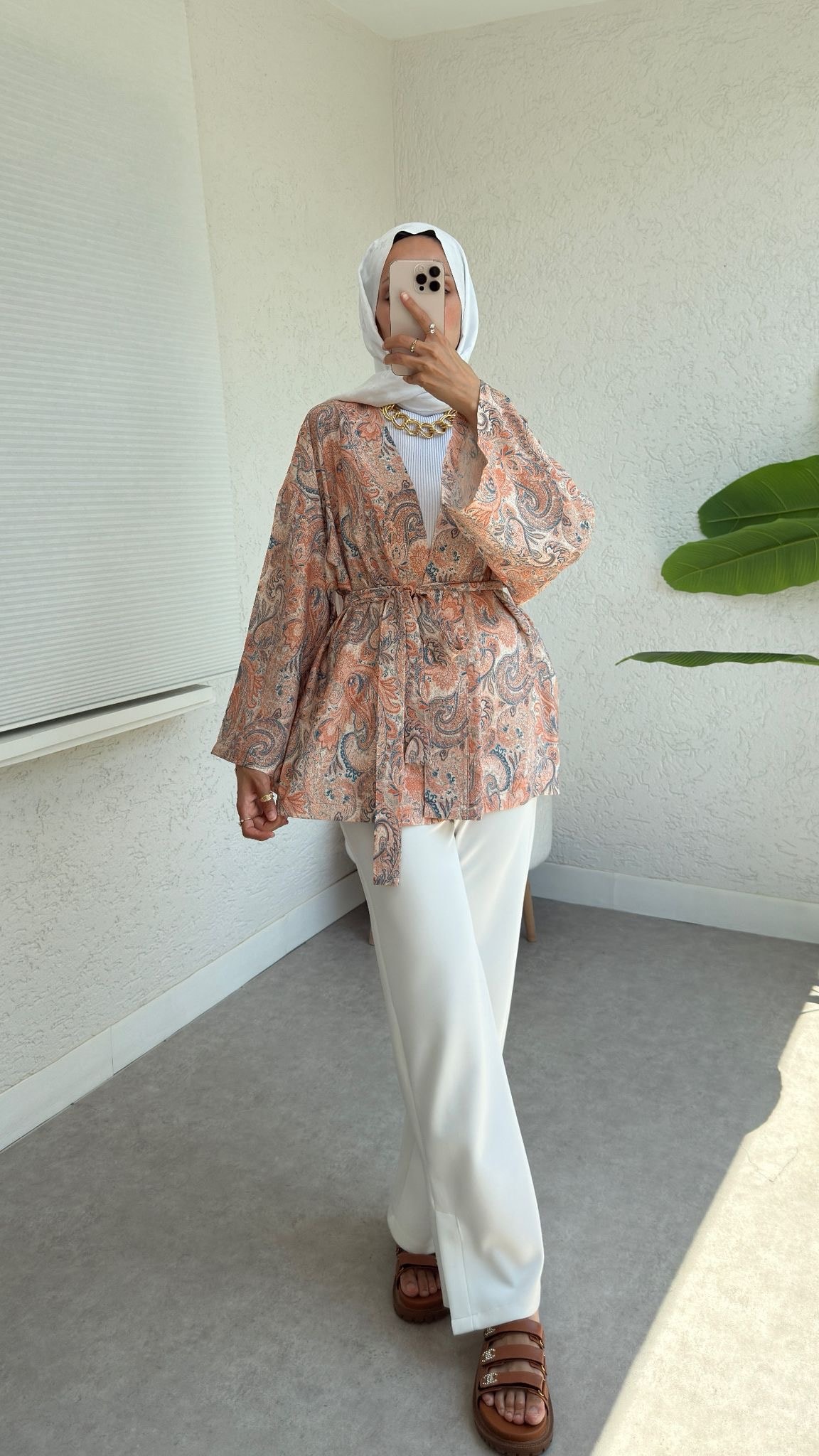 Şal Desen Kimono 