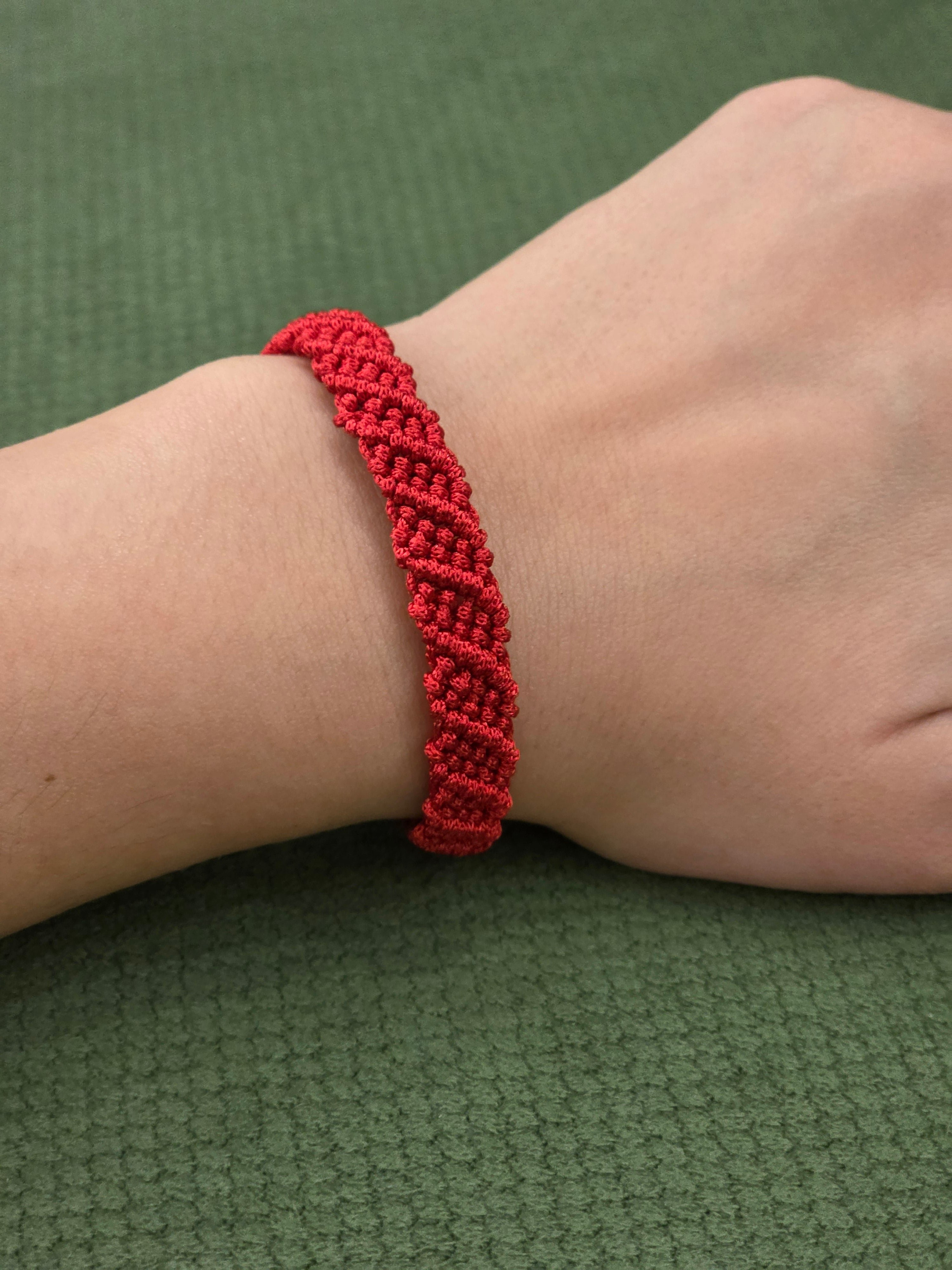 Pure Red Macrame