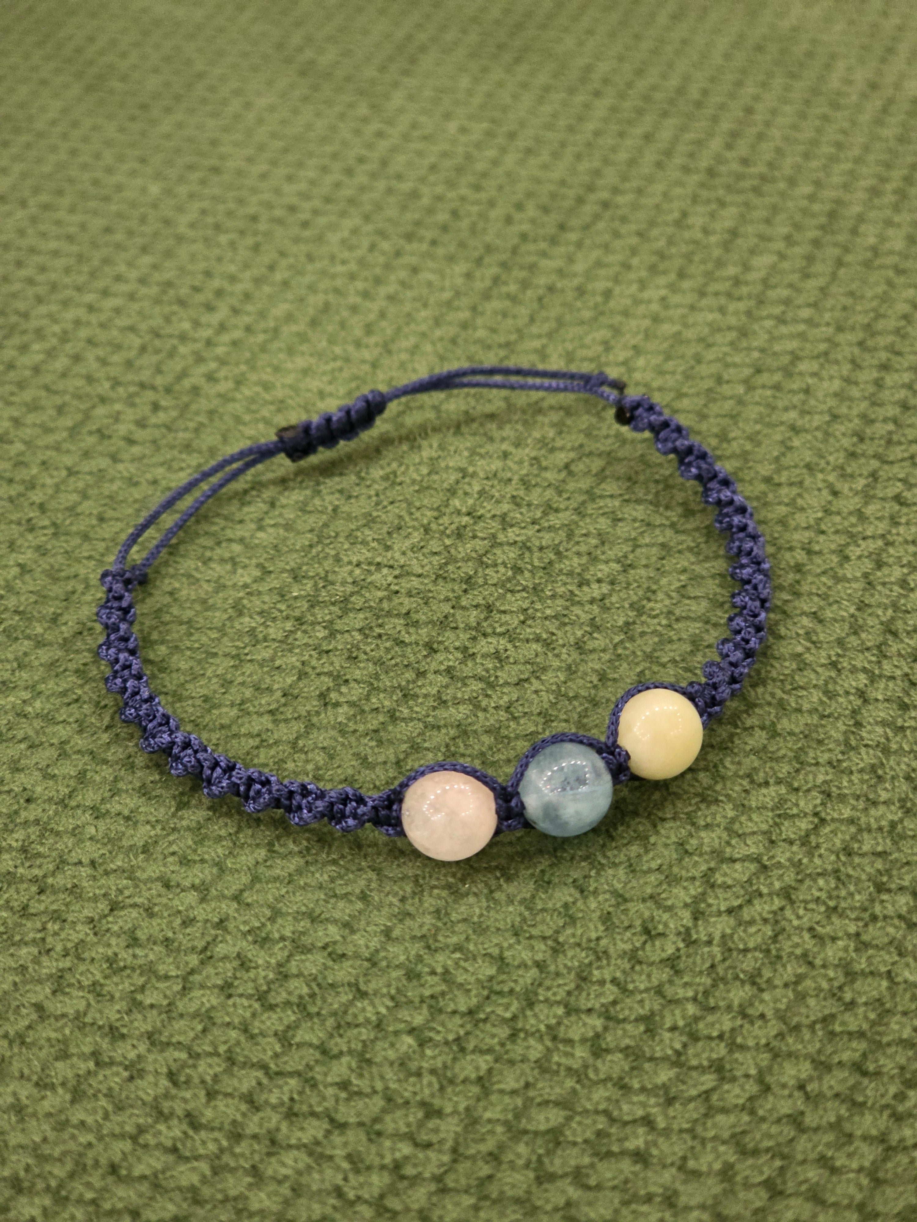Morganite Aura Macrame