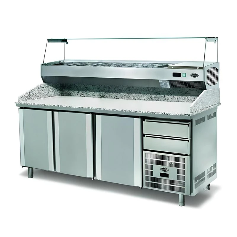 Empero  Hamur Hazırlık Dolabı, Granit Tablalı, 3 Kapılı, 500 L