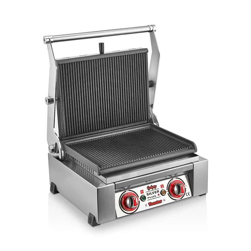 SilverInox Plus Tost Makinesi, 16 Dilim, Elektrikli