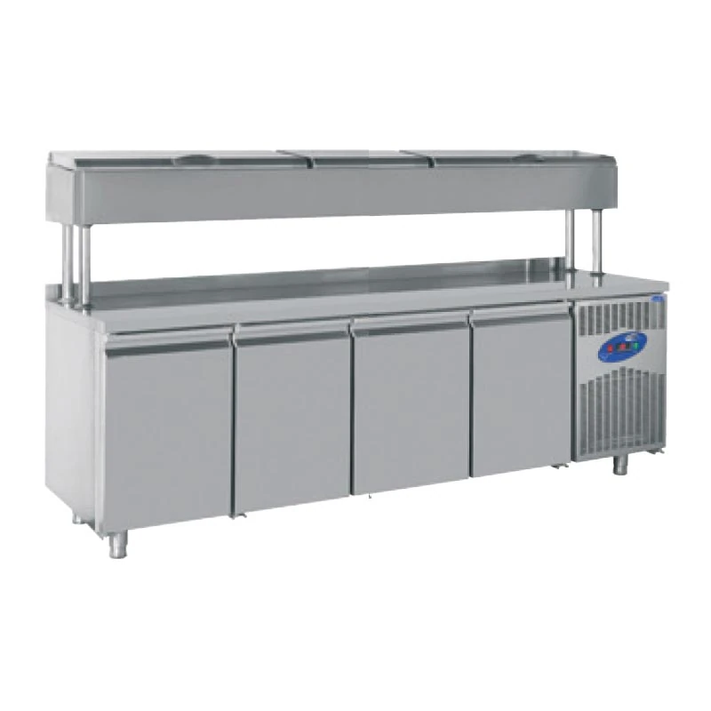 CSA Yükseltilmiş Make Up Buzdolabı, 4 Kapılı, 632 L