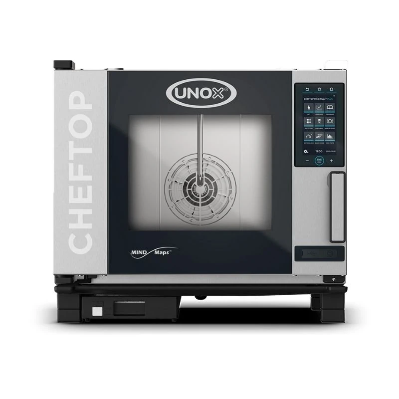 Unox Cheftop Plus Combi Konveksiyonlu Fırın (Dijital 5 Tepsili GN 1/1 Gazlı)
