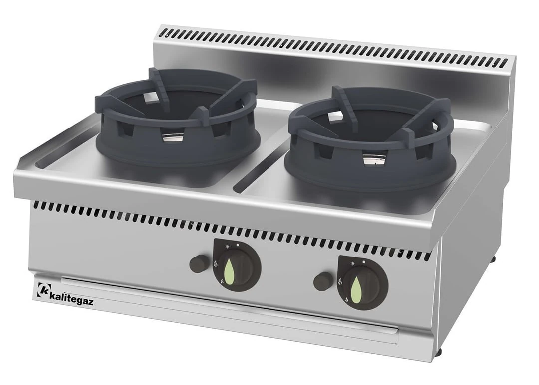 Kalitegaz İkili Gazlı Wok Ocak 80x70x29 cm Ce Belgeli WC8070G Rinnova