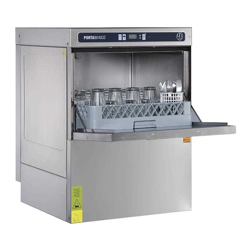 Portabianco Bardak Yıkama Makinesi 40x40 Sepetli 30 Sepet/saat