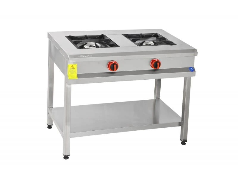 Himaksan 2 Gözlü Ayaklı Ocak, Taban Raflı Doğalgazlı