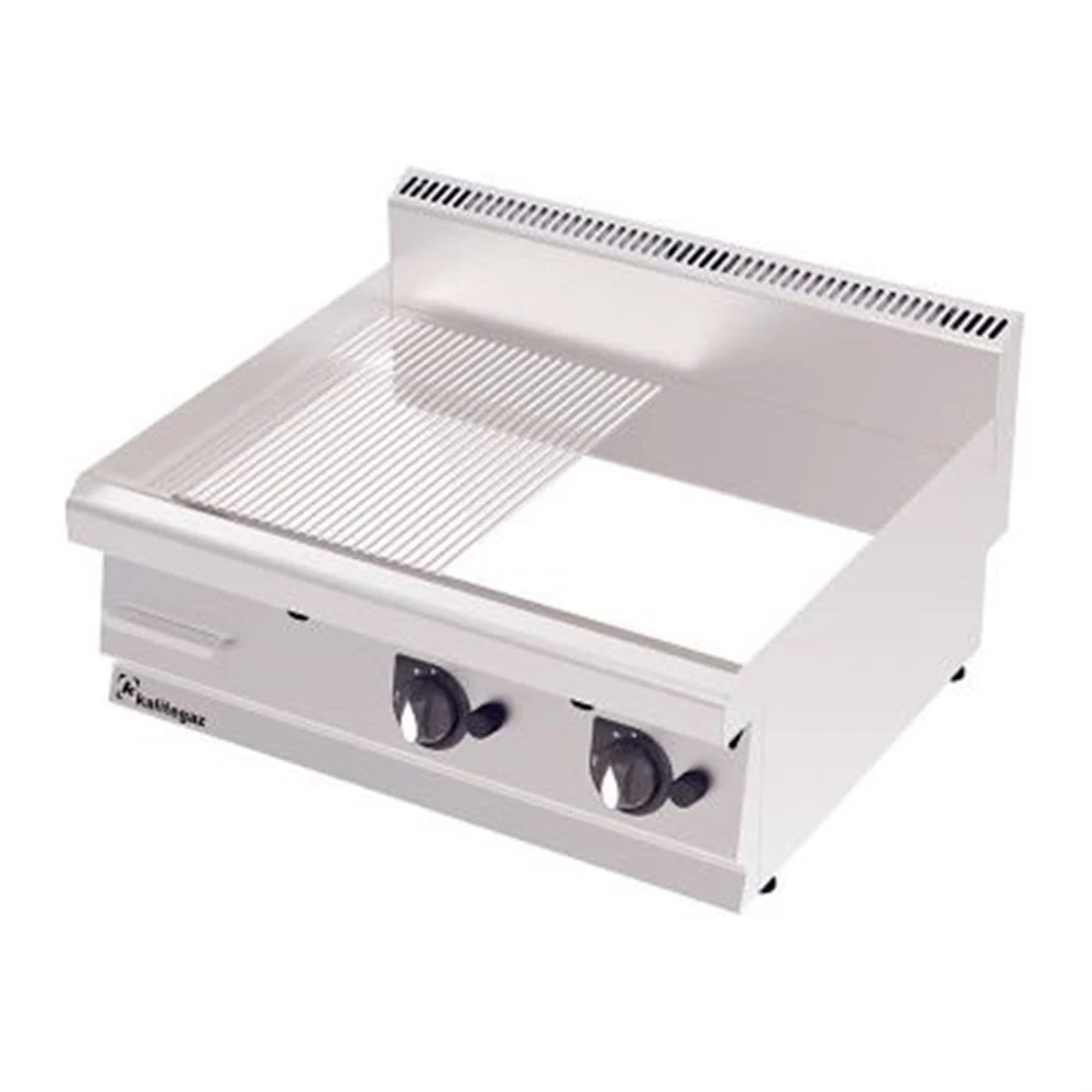 Kalitegaz Elektrikli Pleyt Izgara Yarı Oluklu Krom Kaplı 90x70x29 cm GS9070EC