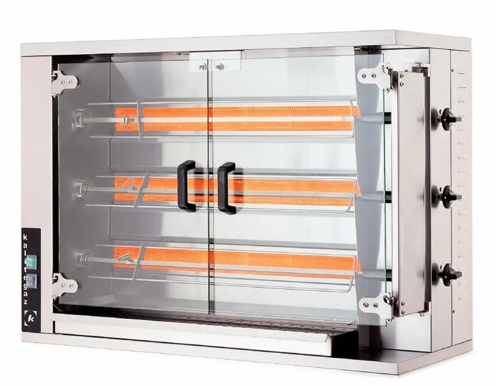 Kalitegaz Gazlı Piliç Çevirme Makinesi 12-15 Piliç Kapasiteli CRG3